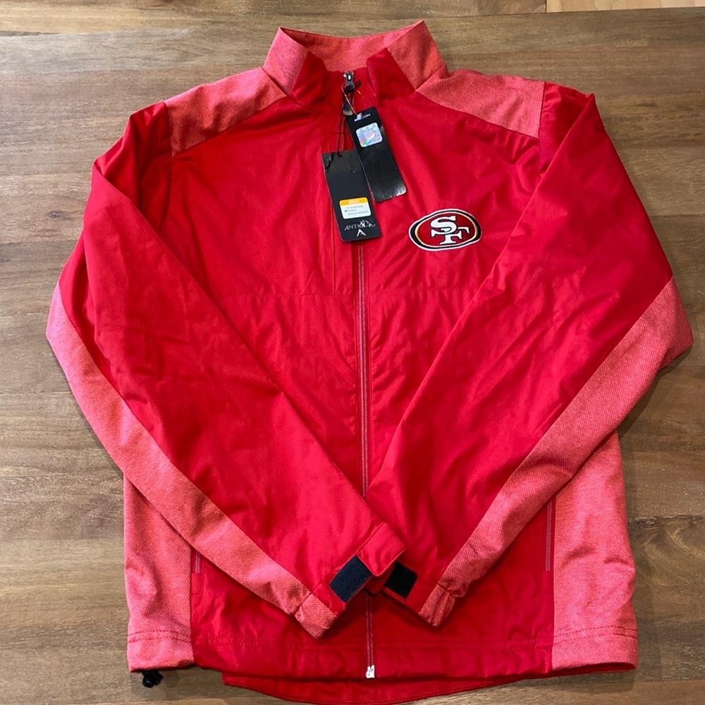 San Francisco 49ers Long Sleeve Jacket NFL Team Apparel